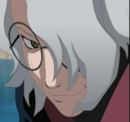 Image of Kabuto Yakushi from Naruto from the Chikara filler arc. It is just his face and he is turned to the side. End I.D.